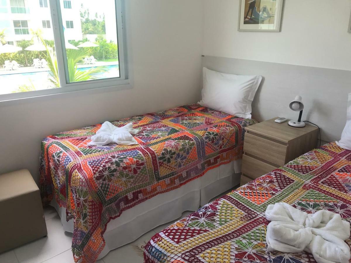 Flat Excelente Em Porto De Galinhas Palm Village Acqua Frente Para As Piscinas ภายนอก รูปภาพ