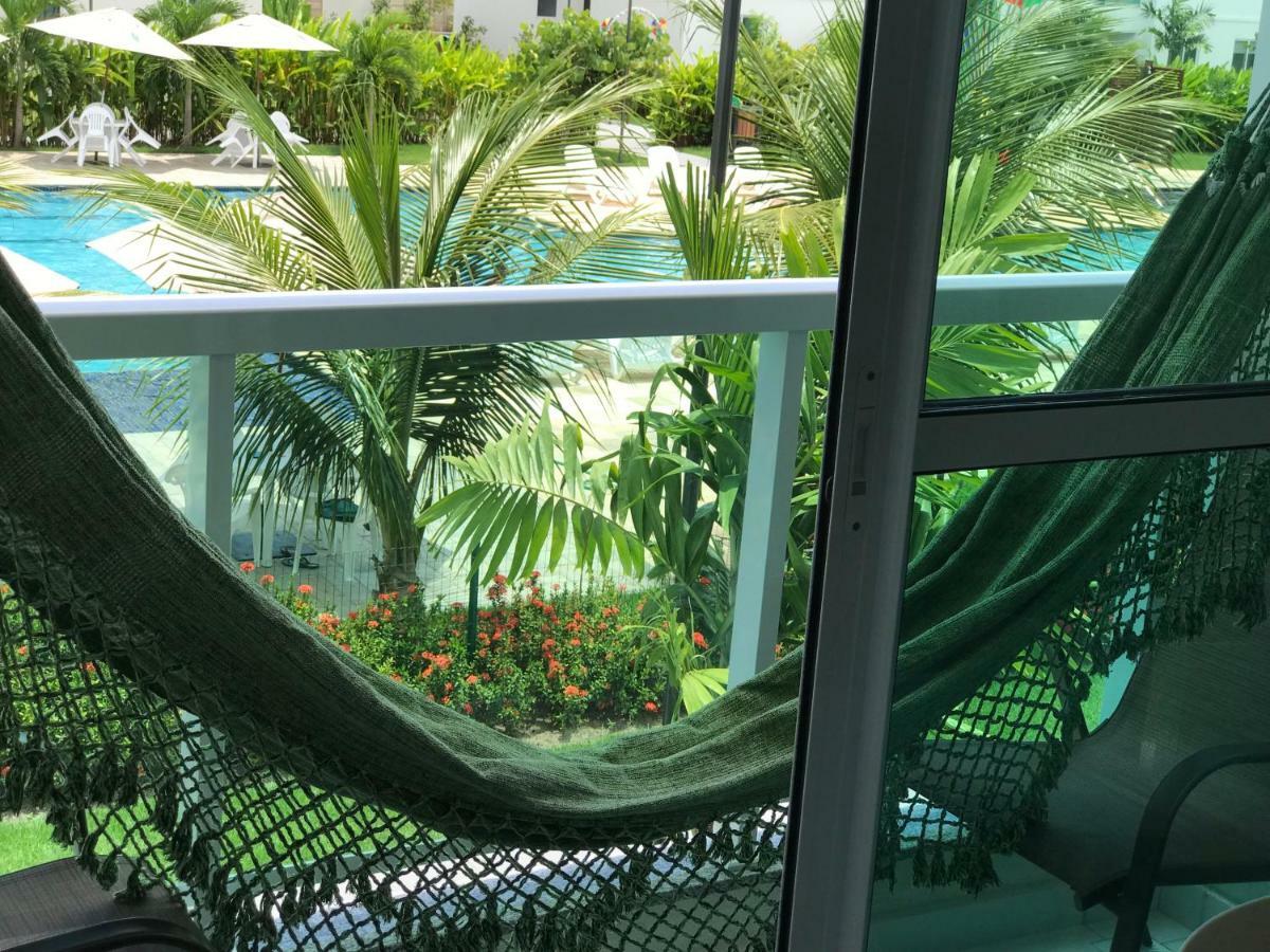 Flat Excelente Em Porto De Galinhas Palm Village Acqua Frente Para As Piscinas ภายนอก รูปภาพ